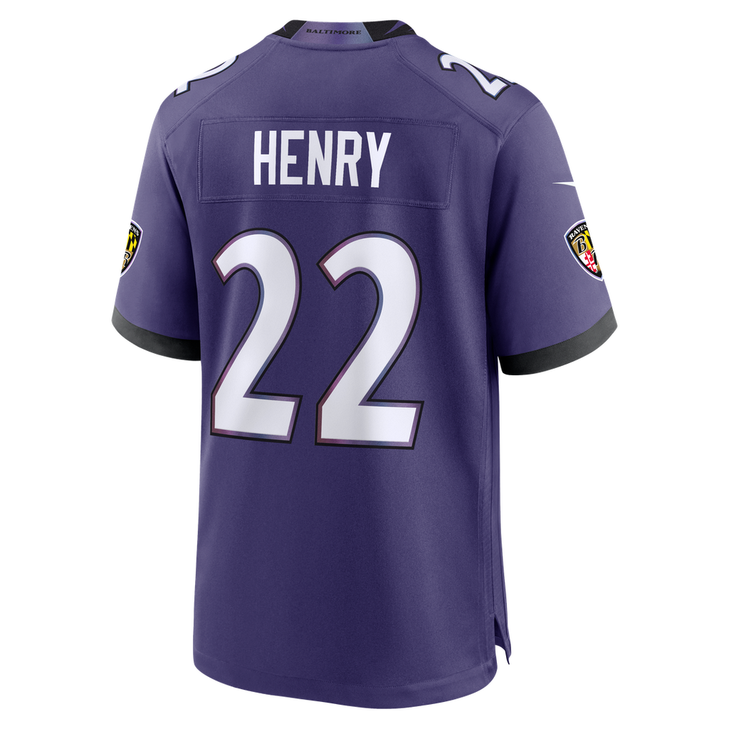Derrick Henry Baltimore Ravens Nike Team Game Jersey - Purple Official NFL Team Apparel Football Fan Gear