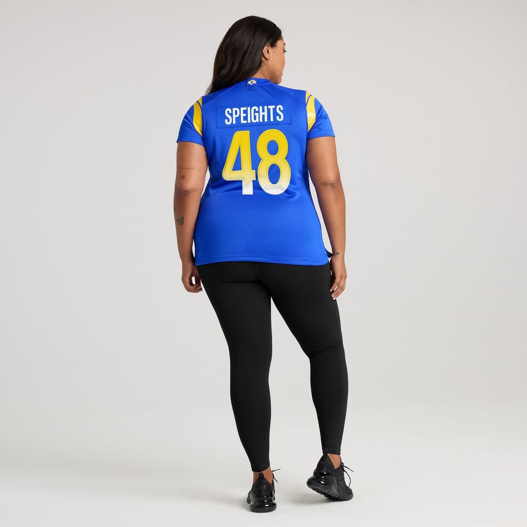 Omar Speights Los Angeles Rams Nike Women's Game Jersey - Royal Official NFL Team Apparel Football Fan Gear