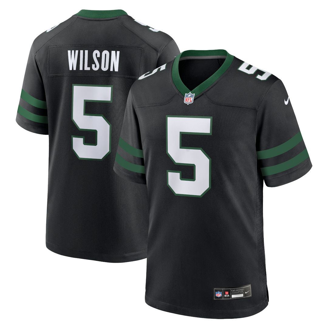 Garrett Wilson New York Jets Nike Game Jersey - Legacy White Official NFL Team Apparel Football Fan Gear