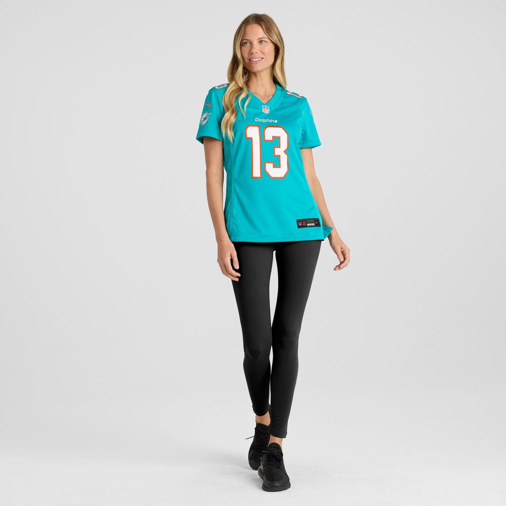 Dan Marino Miami Dolphins Nike Women's Game Retired Player Jersey - Aqua Official NFL Team Apparel Football Fan Gear