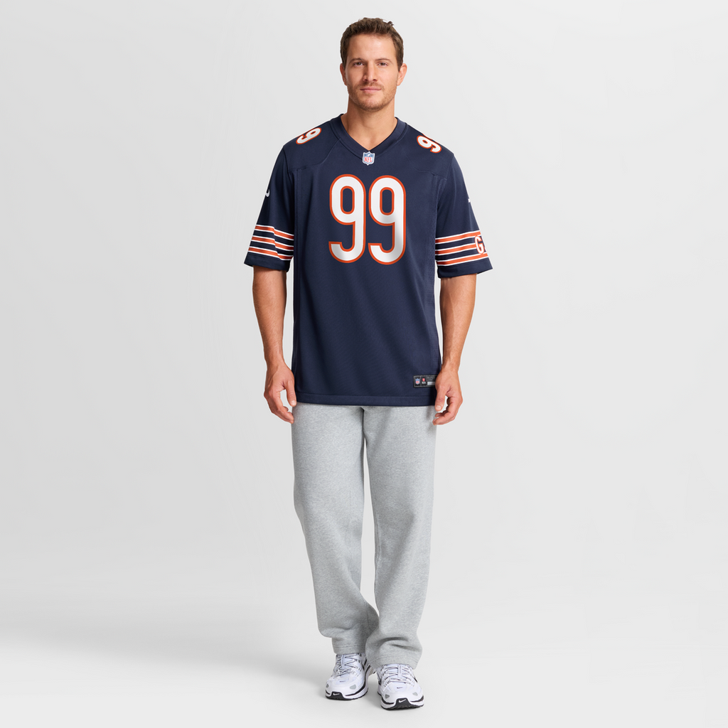 Gervon Dexter Sr Chicago Bears Nike Team Game Jersey - Navy Official NFL Team Apparel Football Fan Gear