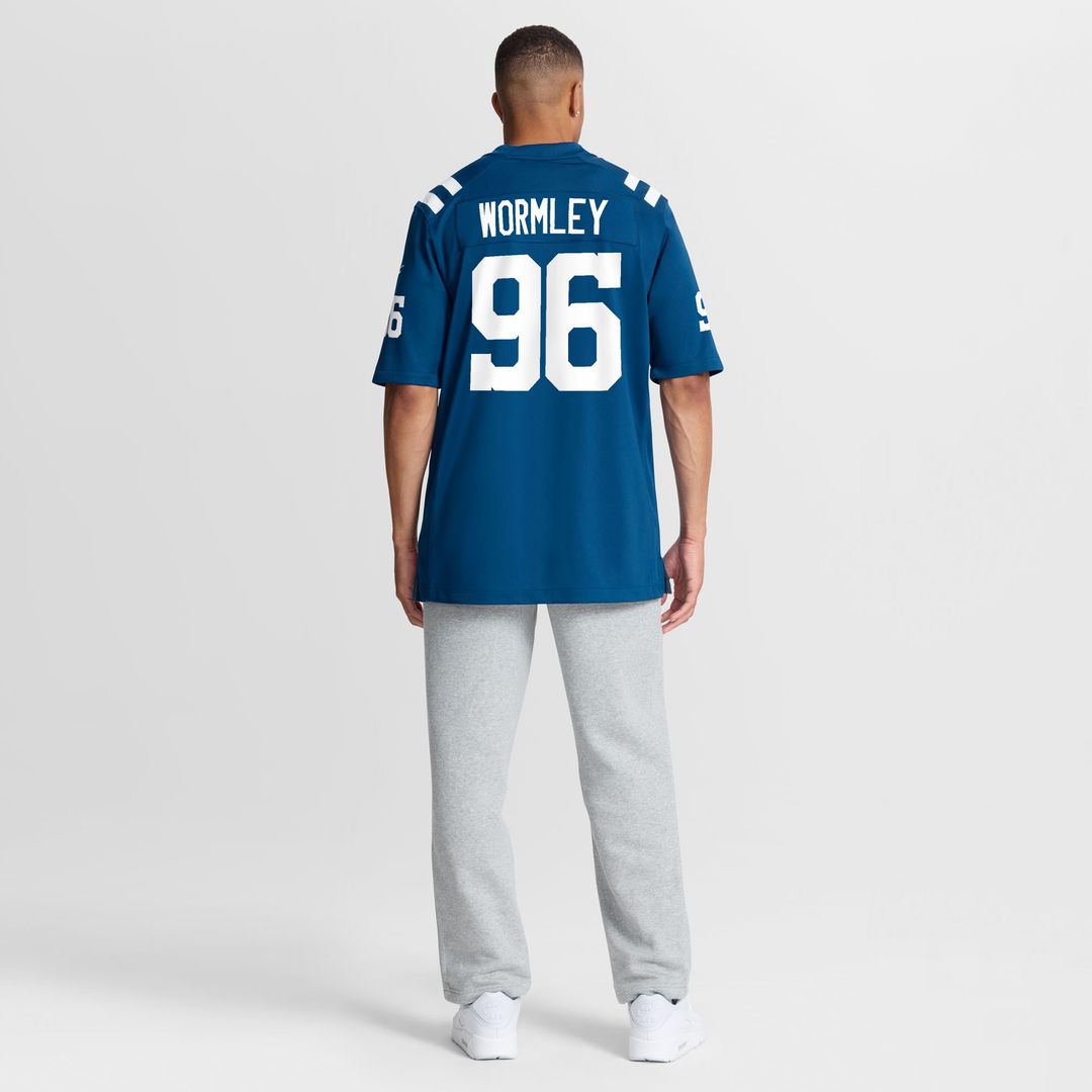 Chris Wormley Indianapolis Colts Nike Team Game Jersey - Royal Official NFL Team Apparel Football Fan Gear