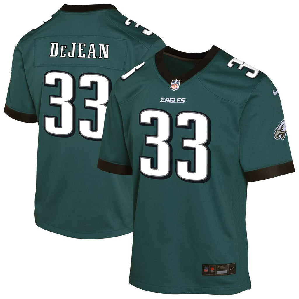 Cooper DeJean Philadelphia Eagles Nike Youth Game Player Jersey - Midnight Green Official NFL Team Apparel Football Fan Gear