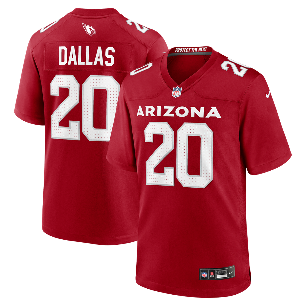 DeeJay Dallas Arizona Cardinals Nike Team Game Jersey - Cardinal Official NFL Team Apparel Football Fan Gear