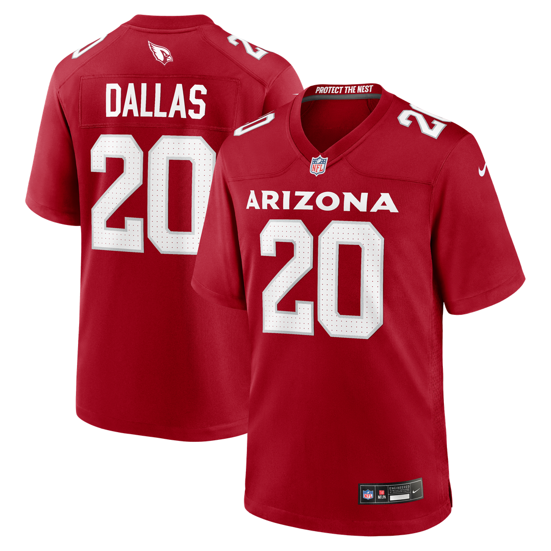 DeeJay Dallas Arizona Cardinals Nike Team Game Jersey - Cardinal Official NFL Team Apparel Football Fan Gear