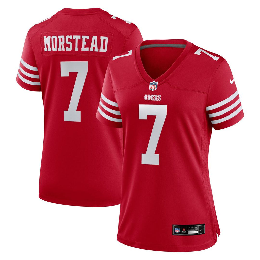 Thomas Morstead San Francisco 49ers Nike Women's Team Game Jersey - Scarlet Official NFL Team Apparel Football Fan Gear