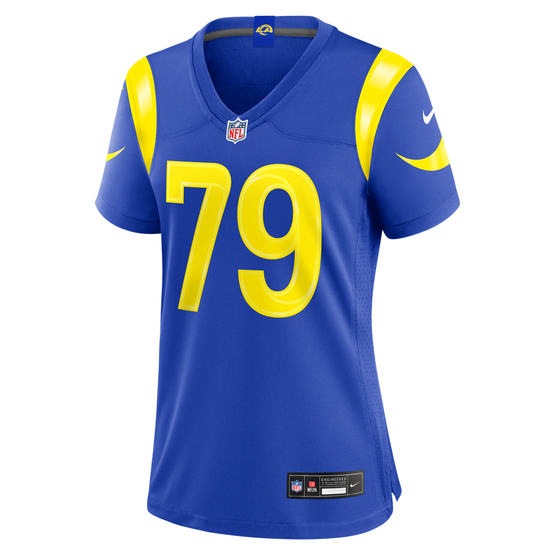 Keagen Trost Los Angeles Rams Nike Women's Team Game Jersey - Royal Official NFL Team Apparel Football Fan Gear