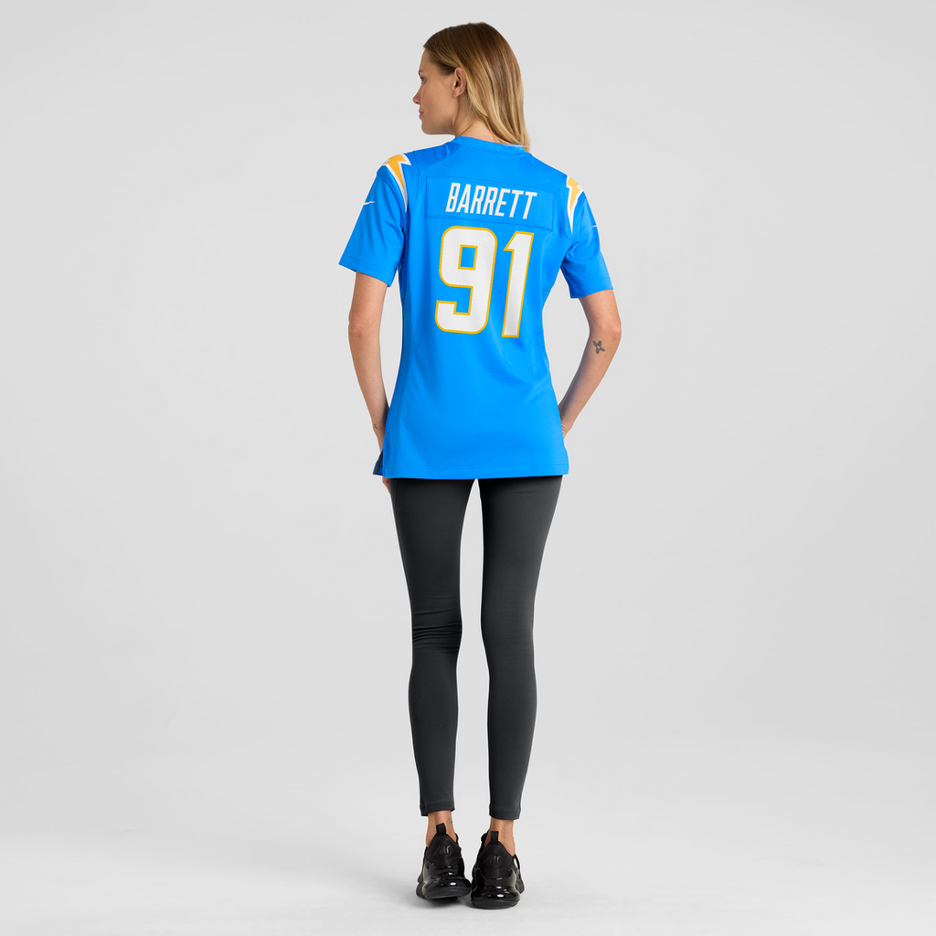 Nick Barrett Los Angeles Chargers Nike Women's Team Game Jersey - Powder Blue Official NFL Team Apparel Football Fan Gear
