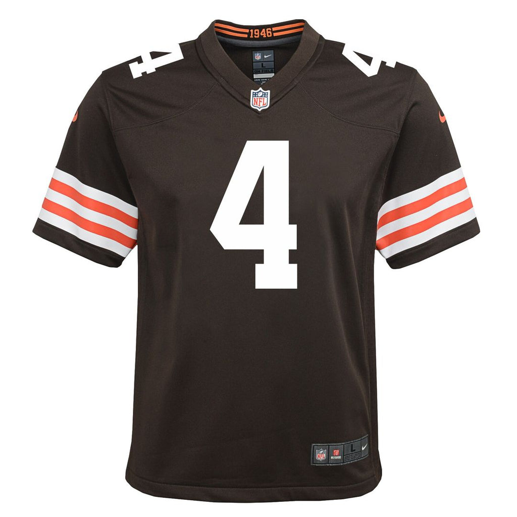 Deshaun Watson Cleveland Browns Nike Youth Game Jersey - Brown Official NFL Team Apparel Football Fan Gear