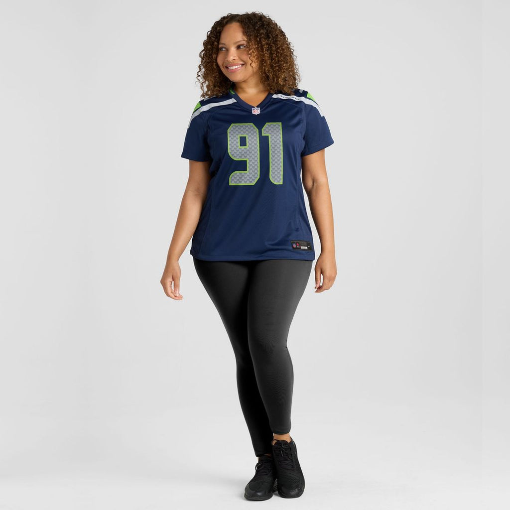 Byron Murphy II Seattle Seahawks Nike Women's Team Game Jersey - College Navy Official NFL Team Apparel Football Fan Gear