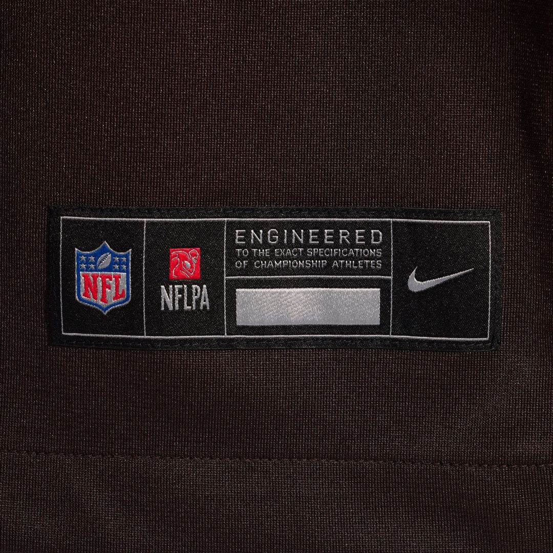 Alex Wright Cleveland Browns Nike Team Game Jersey - Brown Official NFL Team Apparel Football Fan Gear