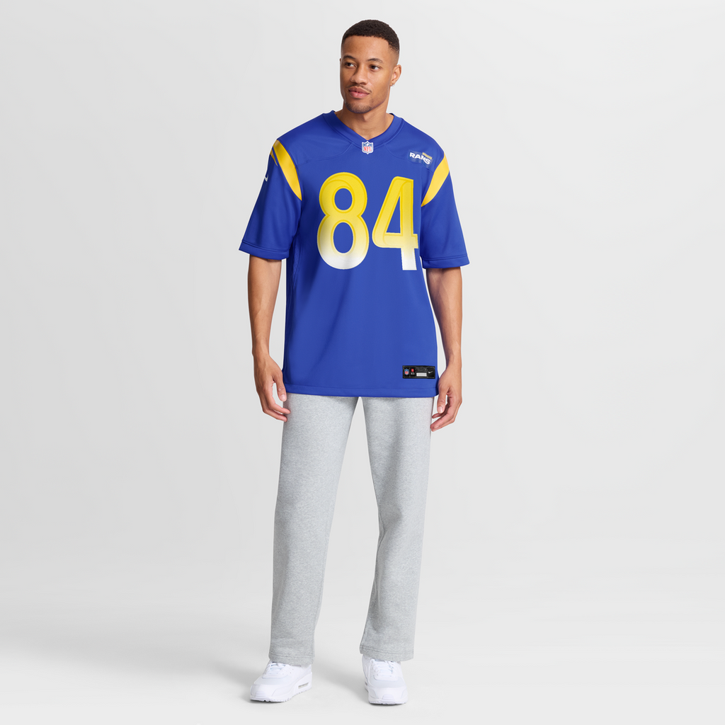 Colby Parkinson Los Angeles Rams Nike Team Game Jersey - Royal Official NFL Team Apparel Football Fan Gear