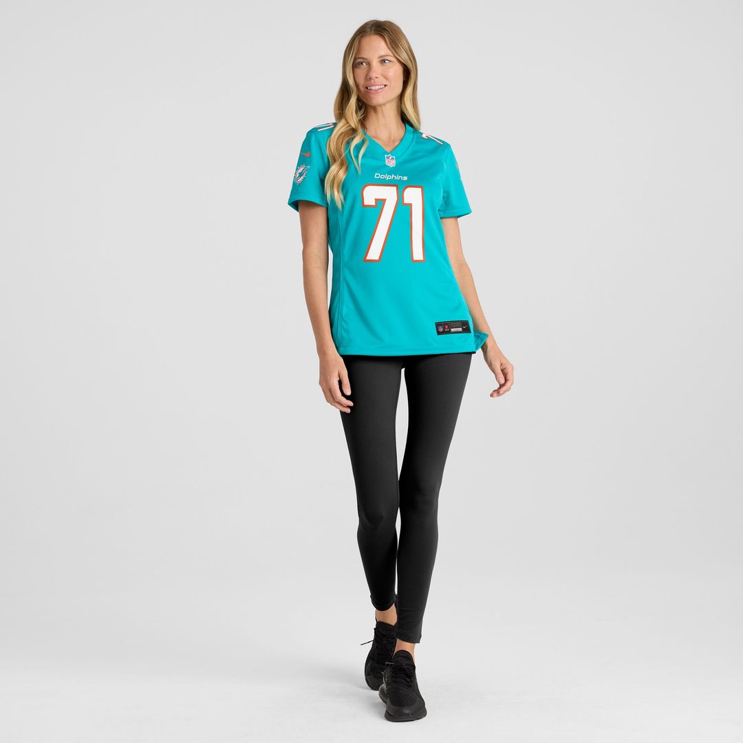 Kion Smith Miami Dolphins Nike Women's Game Jersey - Aqua Official NFL Team Apparel Football Fan Gear