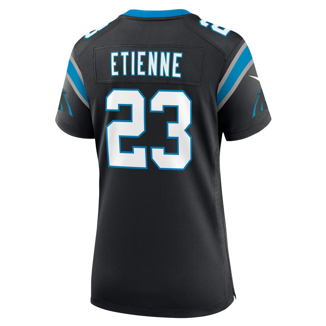 Trevor Etienne Carolina Panthers Nike Women's Team Game Jersey - Black Official NFL Team Apparel Football Fan Gear