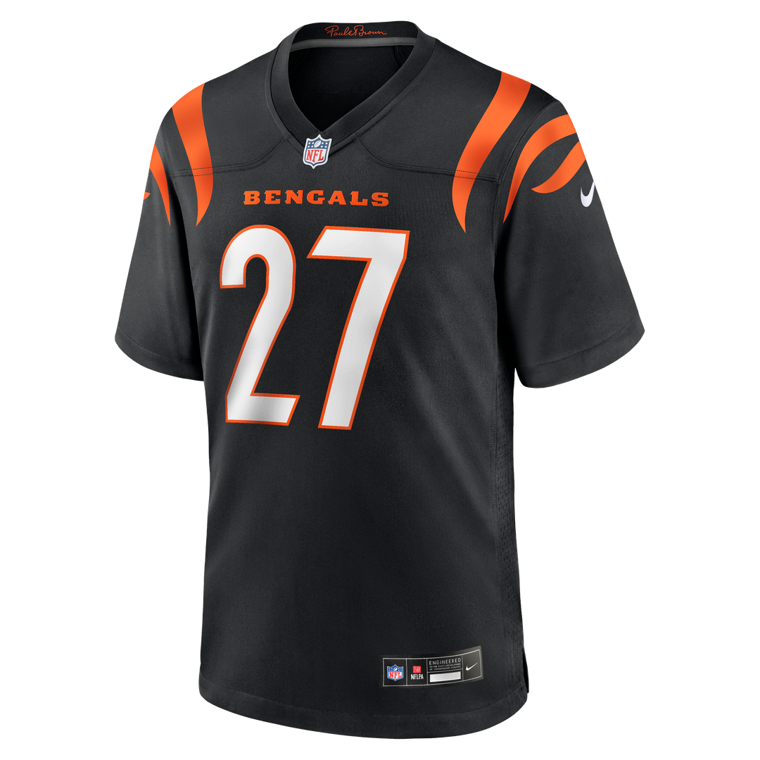 Jordan Battle Cincinnati Bengals Nike Team Game Jersey - Black Official NFL Team Apparel Football Fan Gear