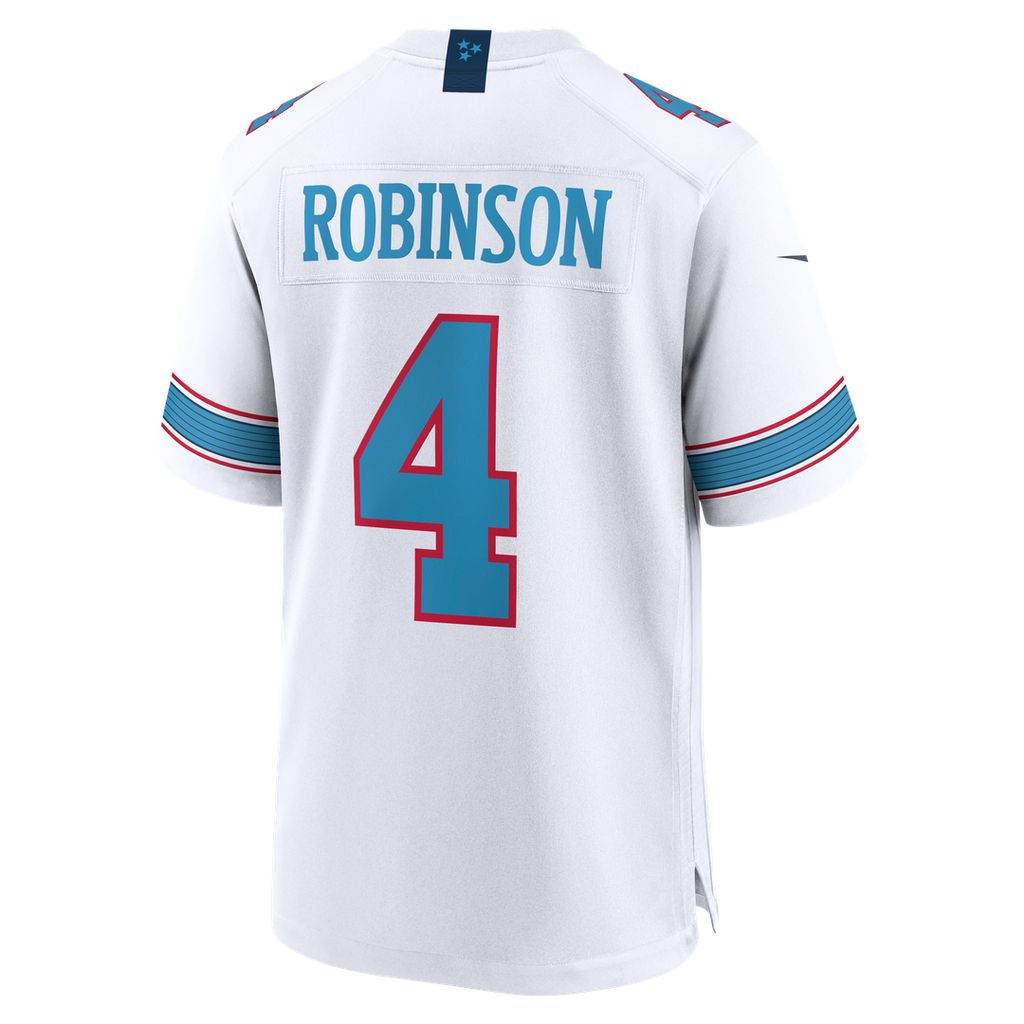 Wan'Dale Robinson Tennessee Titans Nike Game Jersey - White Official NFL Team Apparel Football Fan Gear
