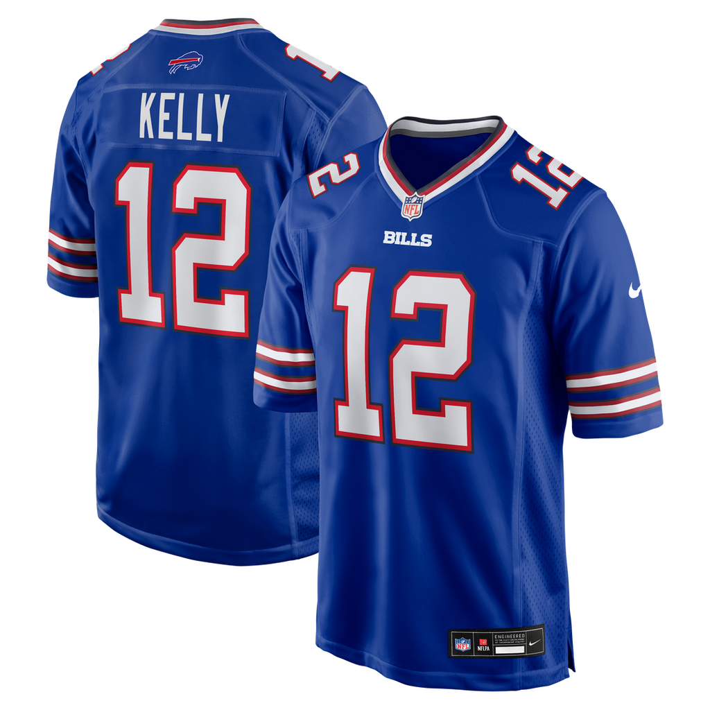 Jim Kelly Buffalo Bills Nike Game Retired Player Jersey - Royal Official NFL Team Apparel Football Fan Gear