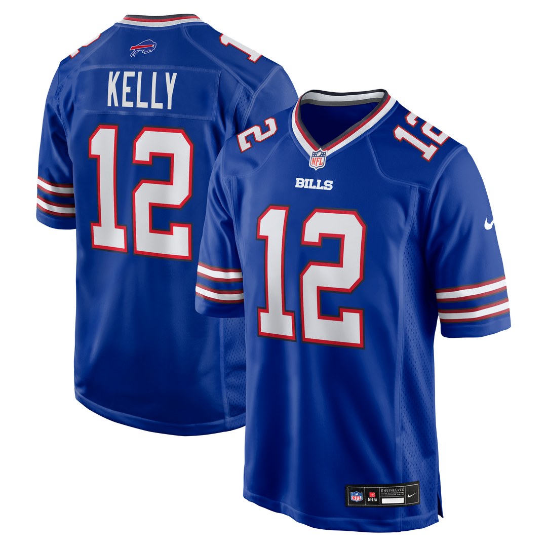 Jim Kelly Buffalo Bills Nike Game Retired Player Jersey - Royal Official NFL Team Apparel Football Fan Gear
