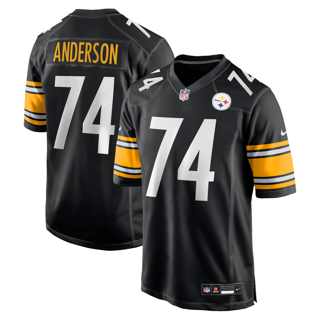 Spencer Anderson Pittsburgh Steelers Nike Game Jersey - Black Official NFL Team Apparel Football Fan Gear