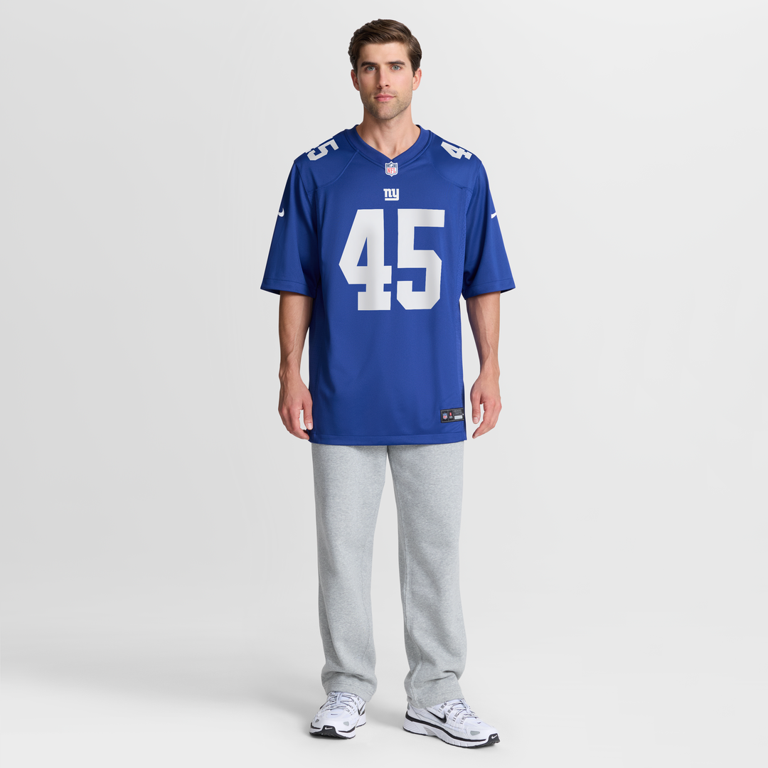 Patrick Ricard New York Giants Nike Team Game Jersey - Royal Official NFL Team Apparel Football Fan Gear