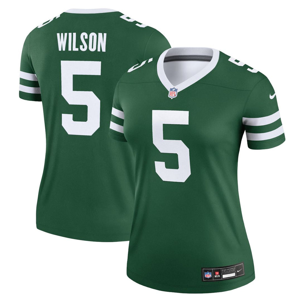 Garrett Wilson New York Jets Nike Women's Legend Player Performance Top - Legacy Green NFL Fan Gear Popular Style