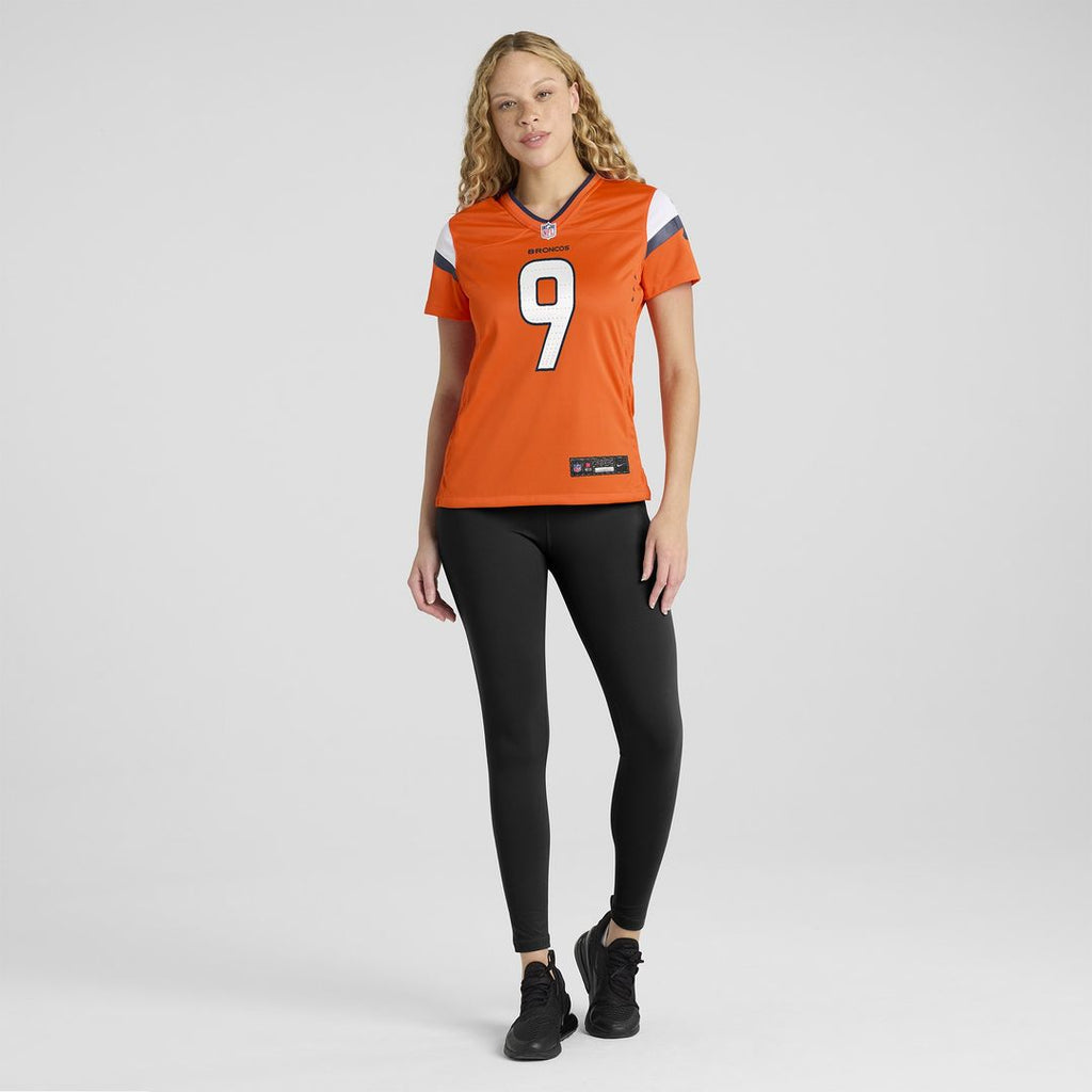 Talanoa Hufanga Denver Broncos Nike Women's Team Game Jersey - Orange Official NFL Team Apparel Football Fan Gear