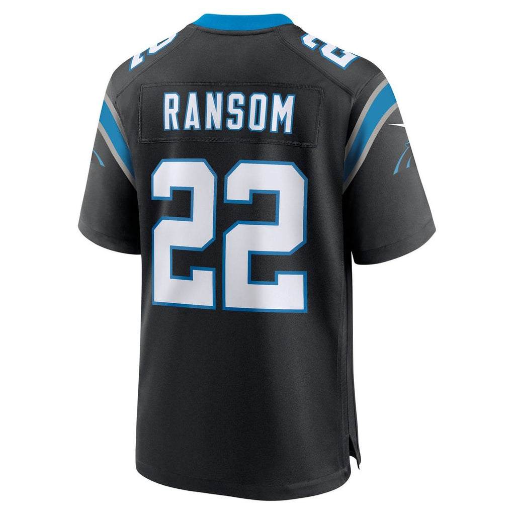 Lathan Ransom Carolina Panthers Nike Team Game Jersey - Black Official NFL Team Apparel Football Fan Gear