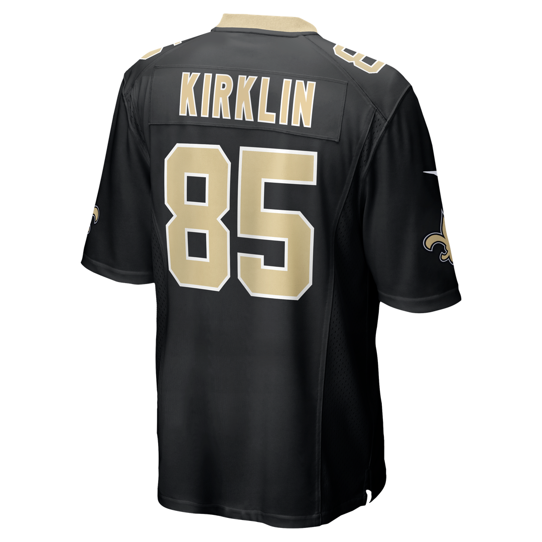Jontre Kirklin New Orleans Saints Nike Team Game Jersey - Black Official NFL Team Apparel Football Fan Gear