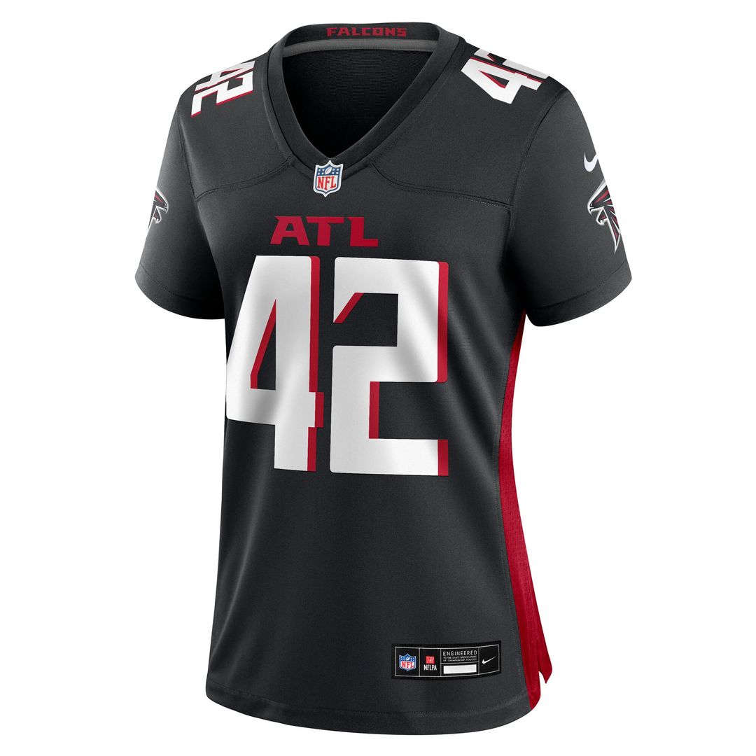 Josh Woods Atlanta Falcons Nike Women's Team Game Jersey - Black Official NFL Team Apparel Football Fan Gear