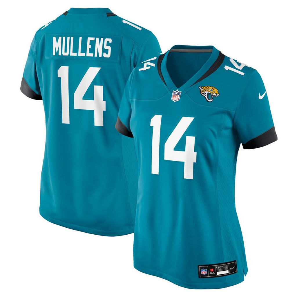 Nick Mullens Jacksonville Jaguars Nike Women's Team Game Jersey - Teal Official NFL Team Apparel Football Fan Gear