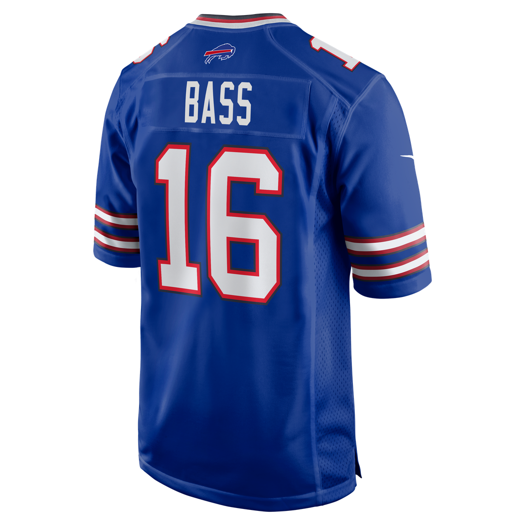 Tyler Bass Buffalo Bills Nike Team Game Jersey - Royal Official NFL Team Apparel Football Fan Gear