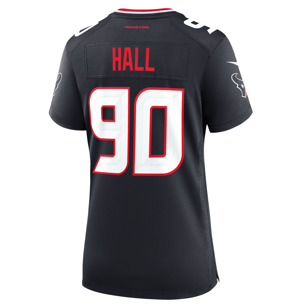 Logan Hall Houston Texans Nike Women's Team Game Jersey - Navy Official NFL Team Apparel Football Fan Gear