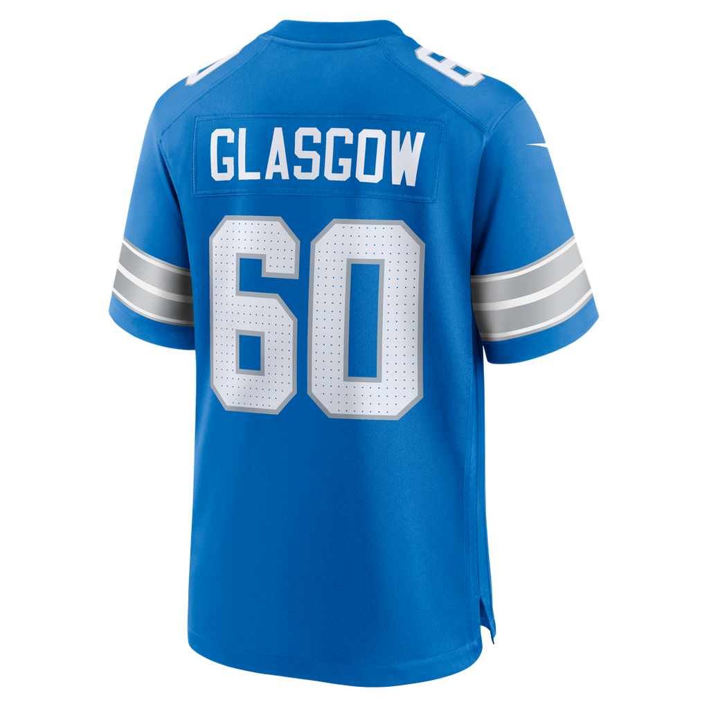 Graham Glasgow Detroit Lions Nike Team Game Jersey - Blue Official NFL Team Apparel Football Fan Gear