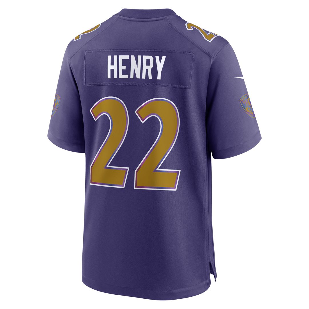 Derrick Henry Baltimore Ravens Nike Game Jersey - White Official NFL Team Apparel Football Fan Gear