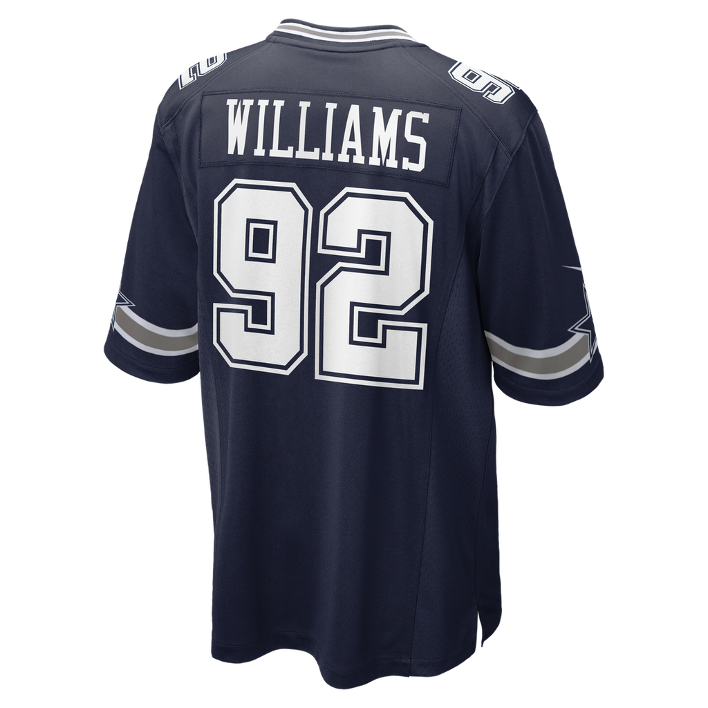 Quinnen Williams Dallas Cowboys Nike Team Game Jersey - Navy Official NFL Team Apparel Football Fan Gear