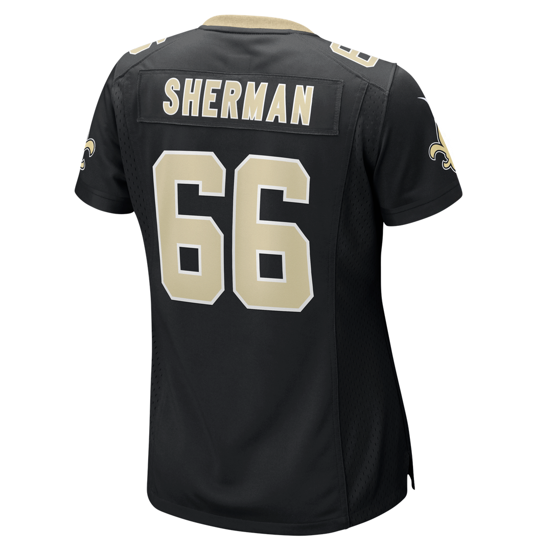 William Sherman New Orleans Saints Nike Women's Team Game Jersey - Black Official NFL Team Apparel Football Fan Gear