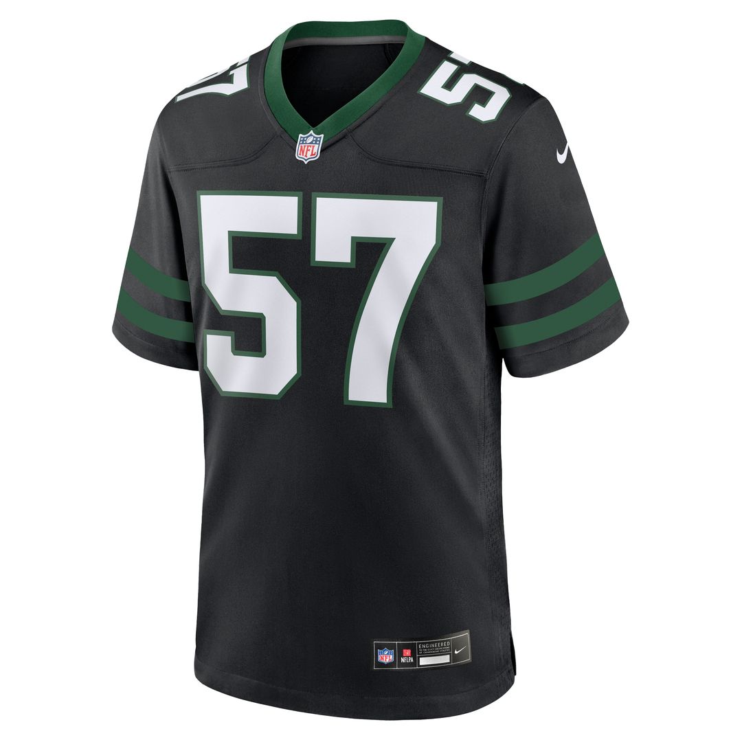 C.J. Mosley New York Jets Nike Alternate Game Jersey - Legacy Black Official NFL Team Apparel Football Fan Gear