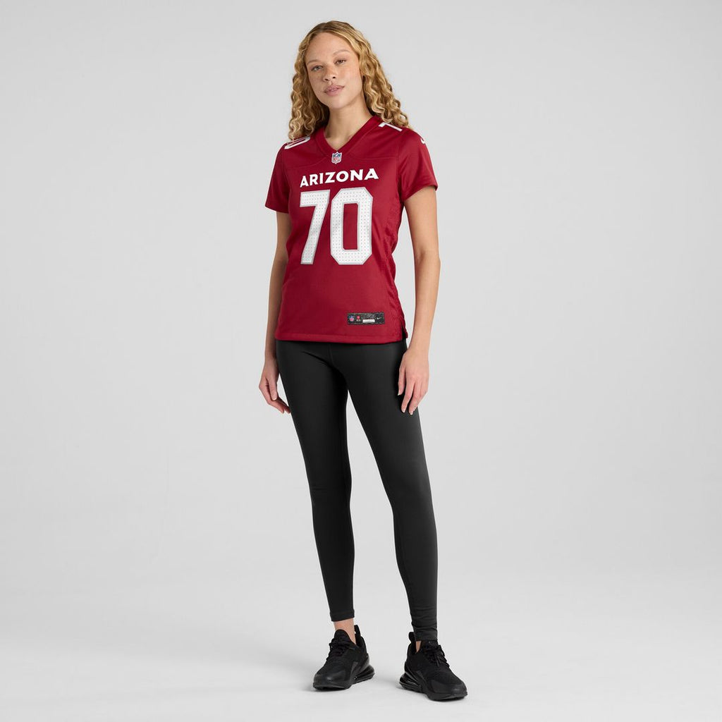Paris Johnson Jr. Arizona Cardinals Nike Women's Game Jersey - Cardinal Official NFL Team Apparel Football Fan Gear