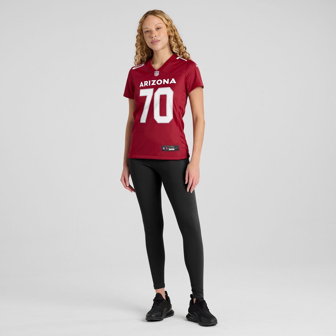 Paris Johnson Jr. Arizona Cardinals Nike Women's Game Jersey - Cardinal Official NFL Team Apparel Football Fan Gear