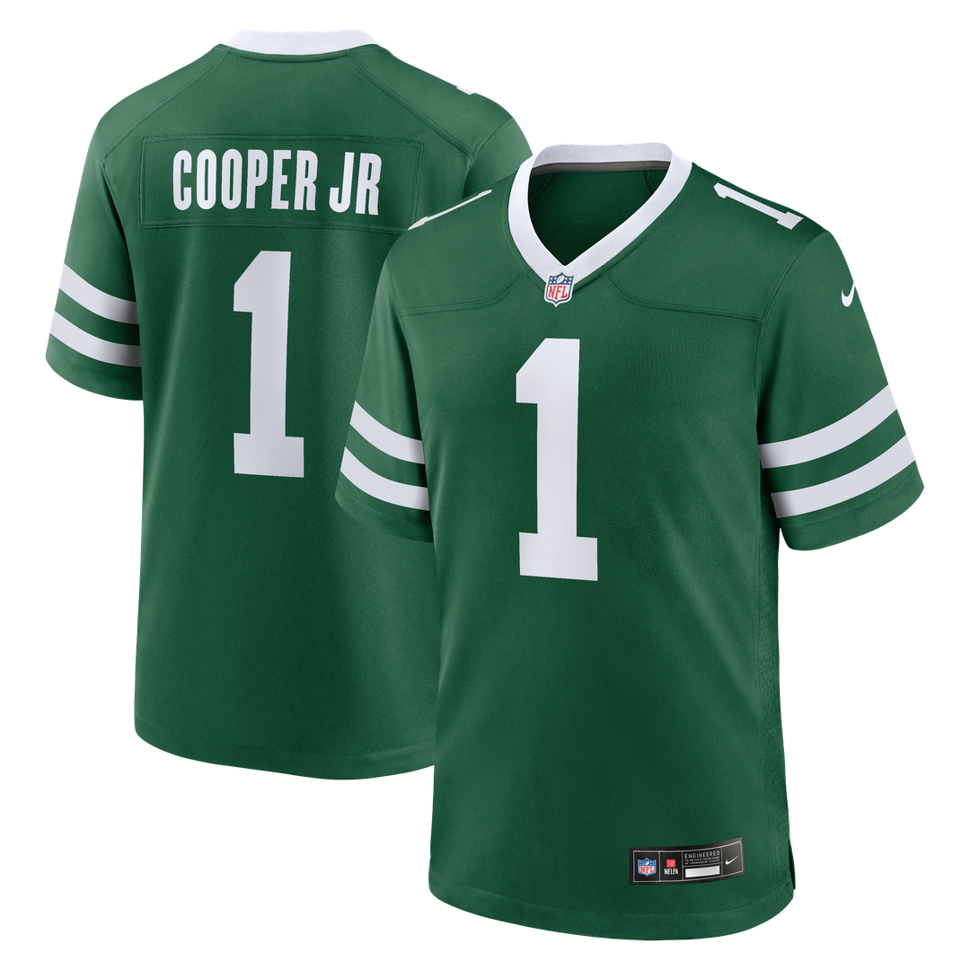 Omar Cooper Jr. New York Jets Nike 2026 NFL Draft First Round Pick No. 30 Team Game Jersey - Legacy Green Official NFL Team Apparel Football Fan Gear