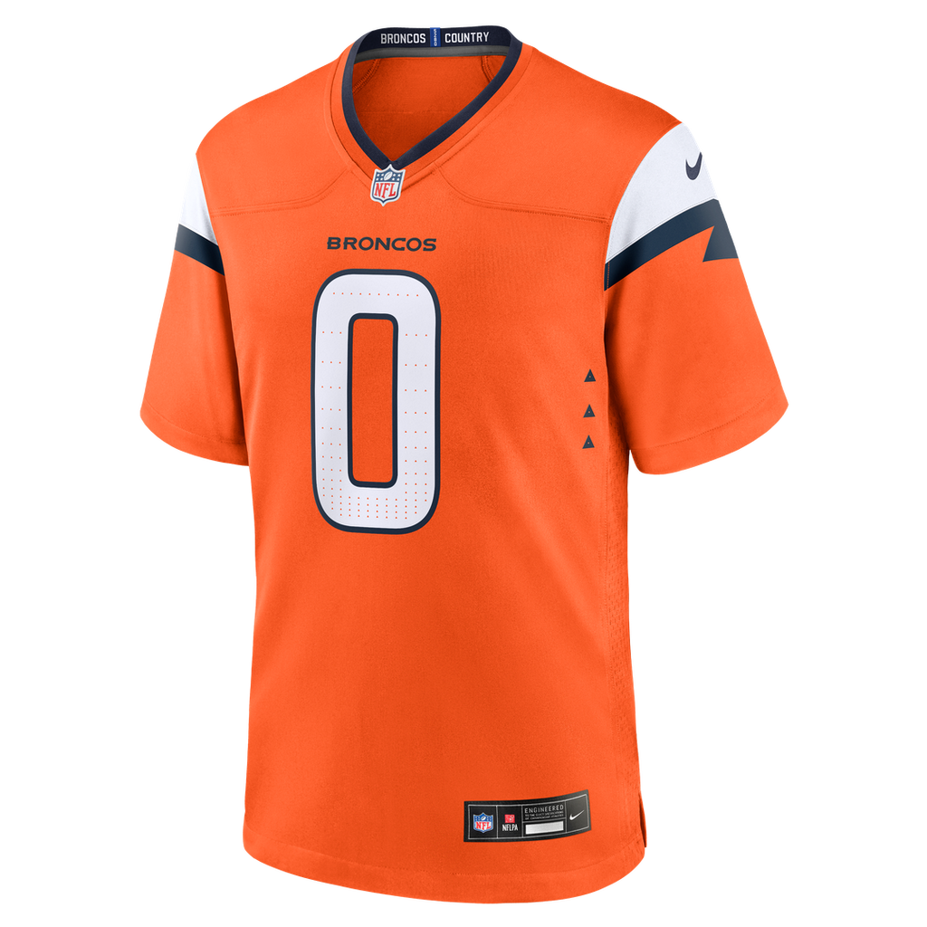 Jonathon Cooper Denver Broncos Nike Team Game Jersey - Orange Official NFL Team Apparel Football Fan Gear