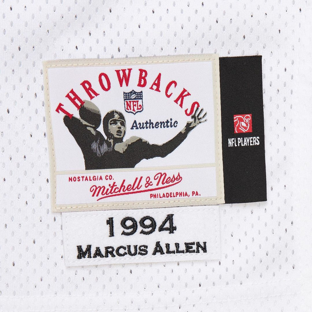 Marcus Allen Kansas City Chiefs 1994 Mitchell & Ness Authentic Throwback Retired Player Jersey - White Official NFL Team Apparel Football Fan Gear