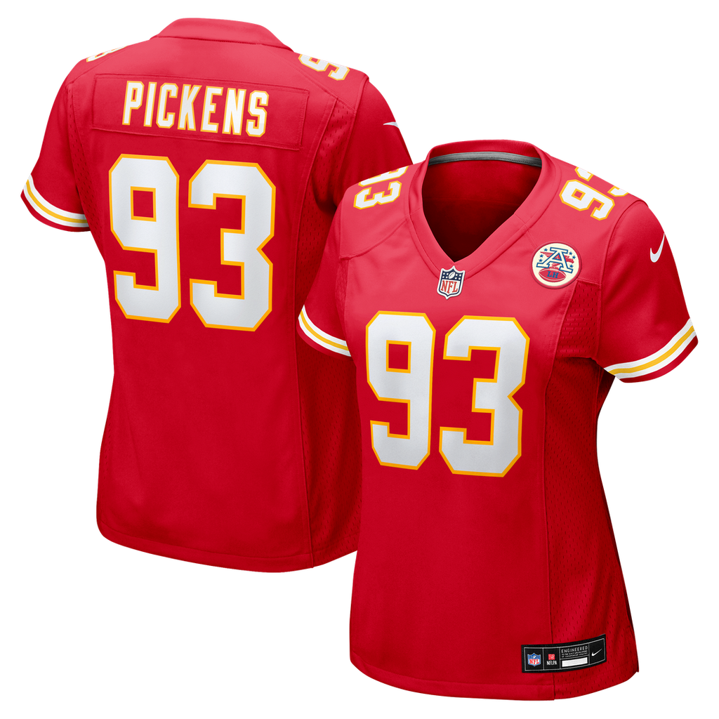 Zacch Pickens Kansas City Chiefs Nike Women's Team Game Jersey - Red Official NFL Team Apparel Football Fan Gear