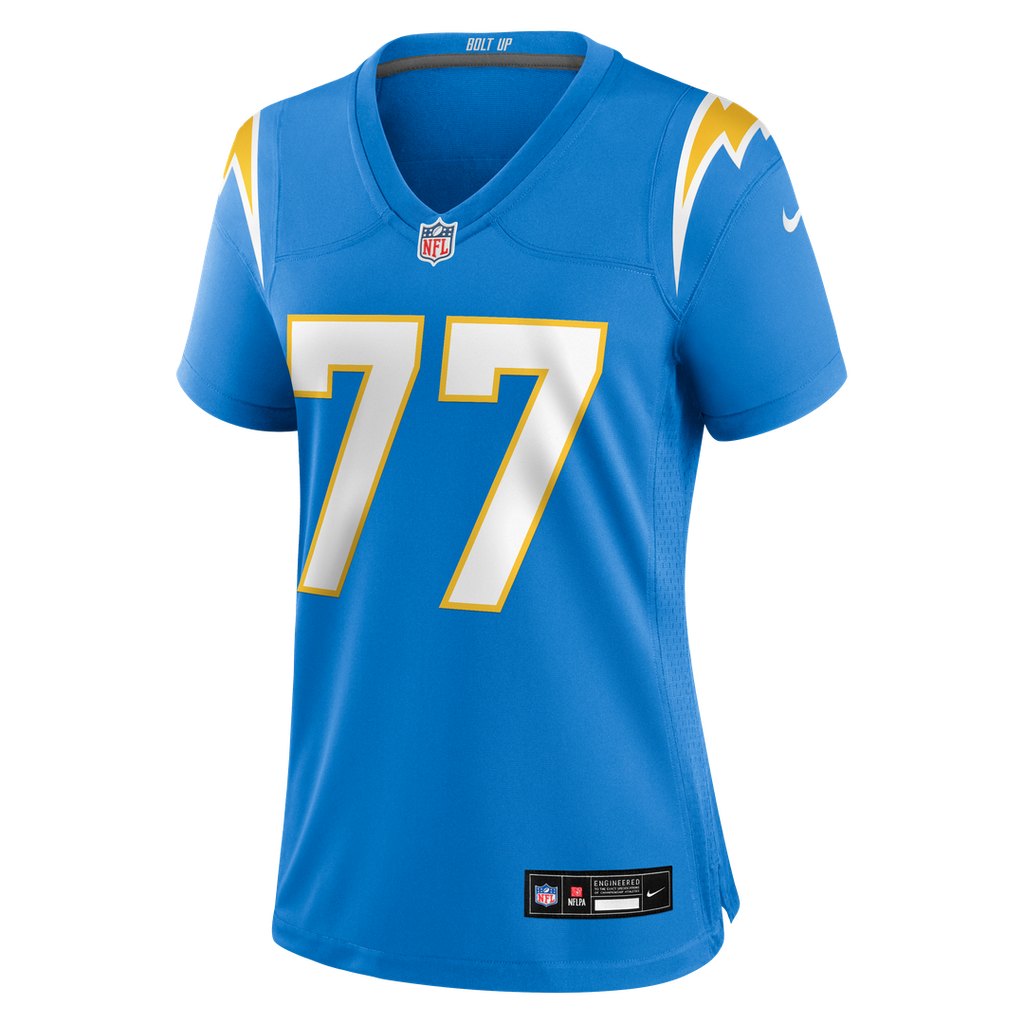 Travis Burke Los Angeles Chargers Nike Women's Team Game Jersey - Powder Blue Official NFL Team Apparel Football Fan Gear