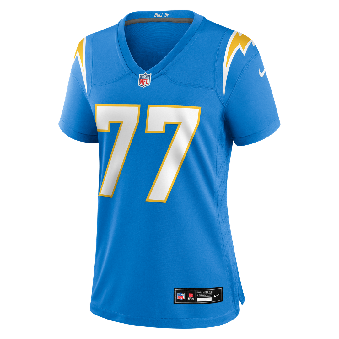 Travis Burke Los Angeles Chargers Nike Women's Team Game Jersey - Powder Blue Official NFL Team Apparel Football Fan Gear