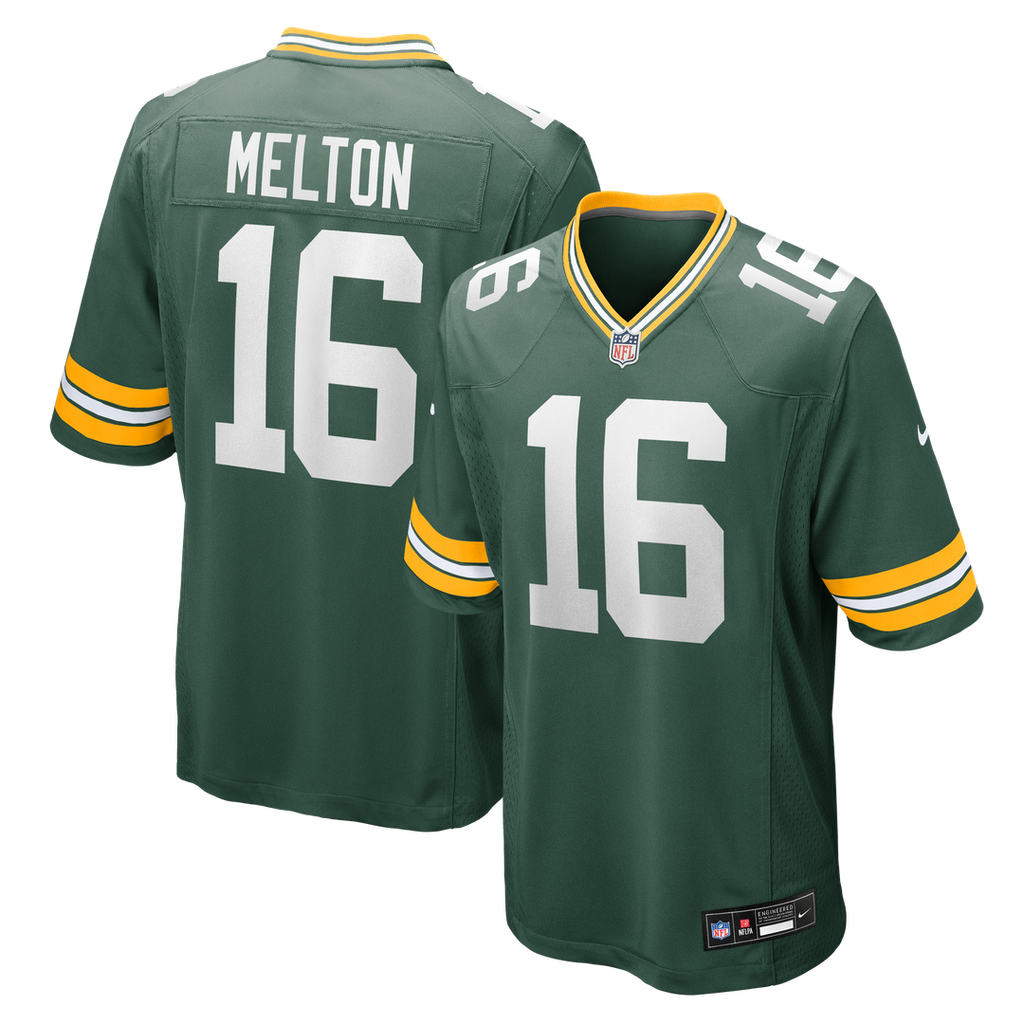 Bo Melton Green Bay Packers Nike Team Game Jersey - Green Official NFL Team Apparel Football Fan Gear