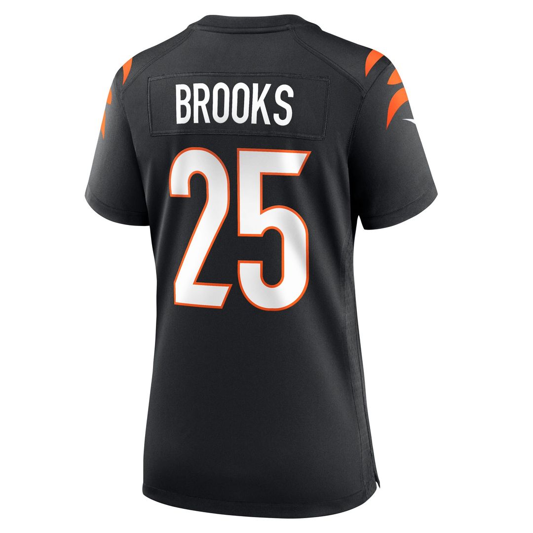 Tahj Brooks Cincinnati Bengals Nike Women's Team Game Jersey - Black Official NFL Team Apparel Football Fan Gear