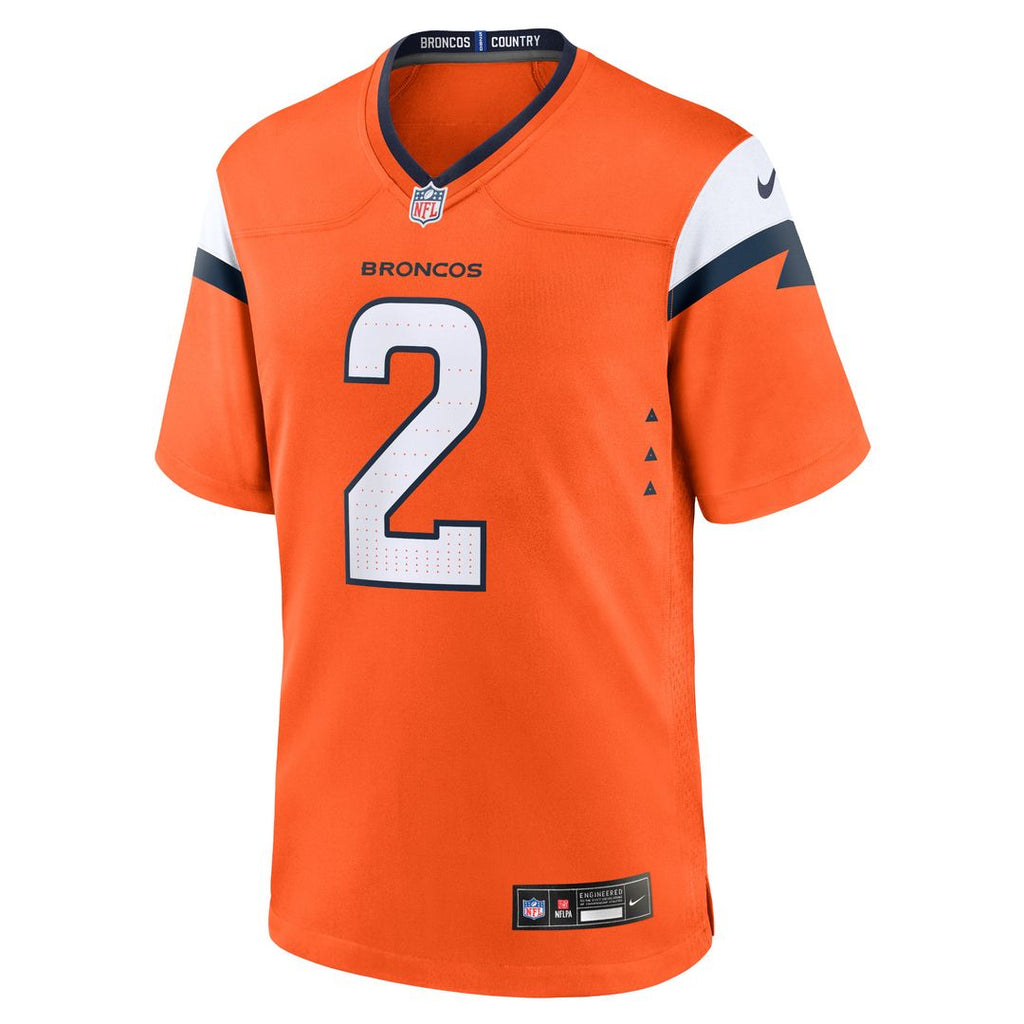 Patrick Surtain II Denver Broncos Nike Team Game Jersey - Orange Official NFL Team Apparel Football Fan Gear