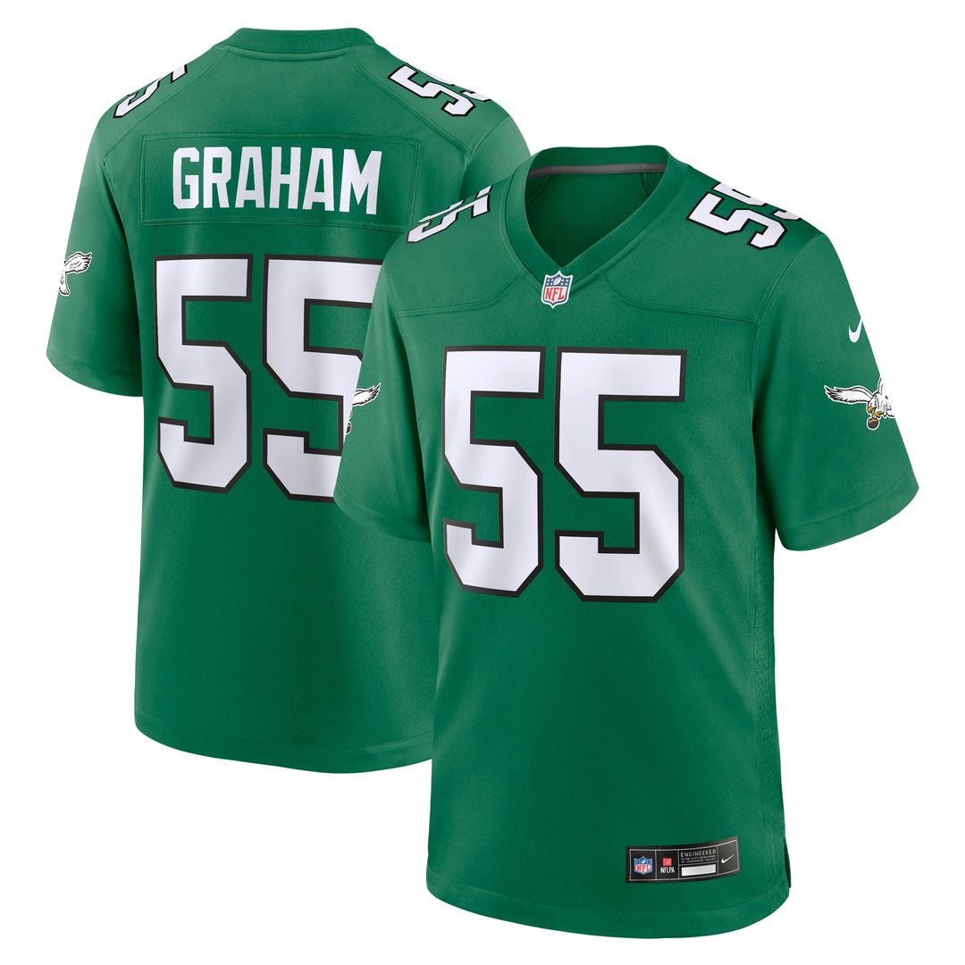 Brandon Graham Philadelphia Eagles Nike Alternate Game Jersey - Kelly Green Official NFL Team Apparel Football Fan Gear