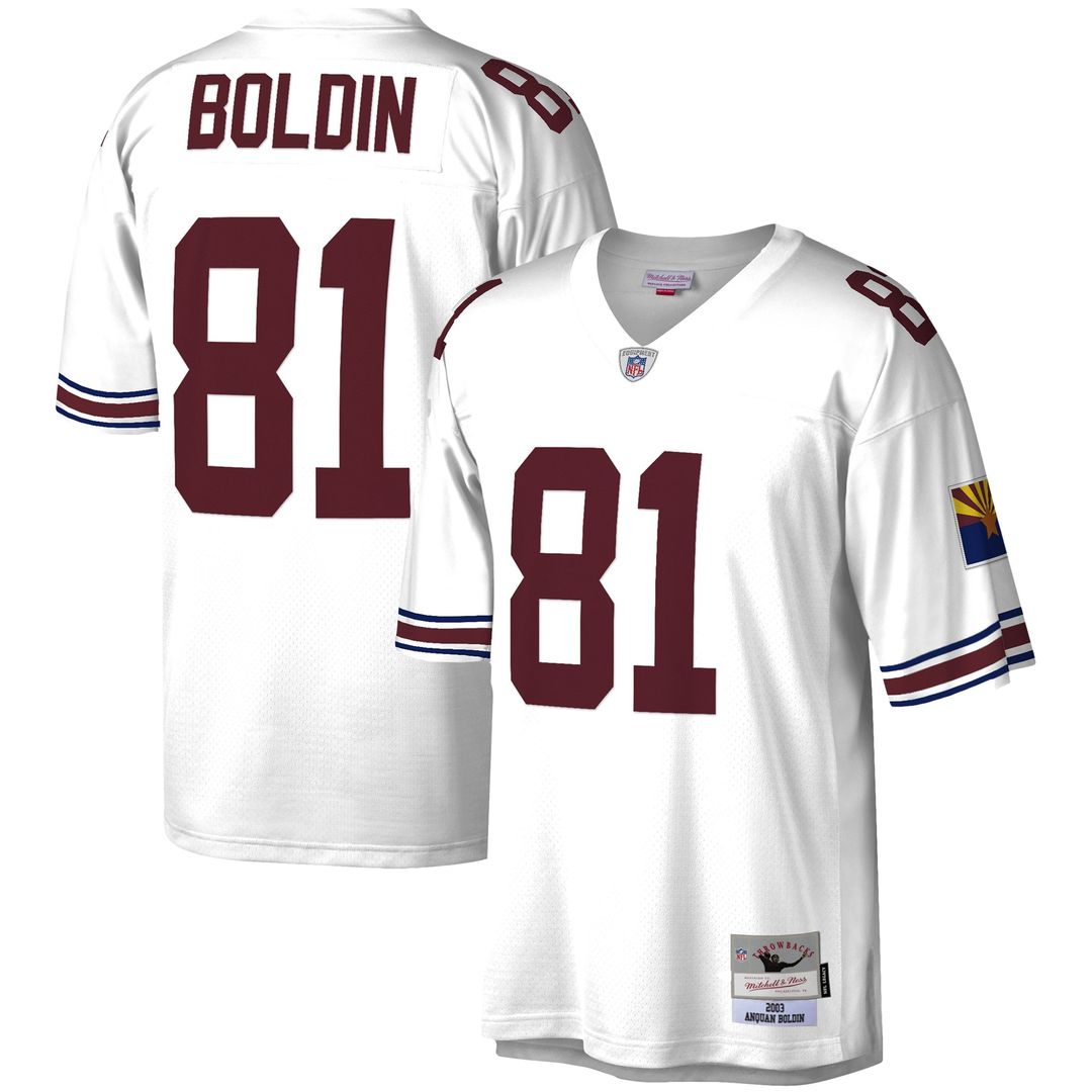 Anquan Boldin Arizona Cardinals Mitchell & Ness Legacy Replica Jersey - White Official NFL Team Apparel Football Fan Gear